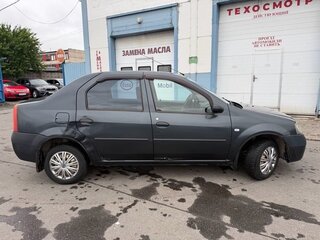 2009 Renault Logan I, серый, 170000 рублей, вид 4