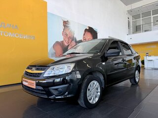 2014 Lada (ВАЗ) Granta I, чёрный, 359000 рублей, вид 1