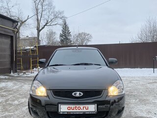 2008 Lada (ВАЗ) Priora I, чёрный, 375000 рублей, вид 1