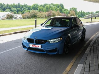 2015 BMW M3 V (F80), голубой, 6200000 рублей, вид 3