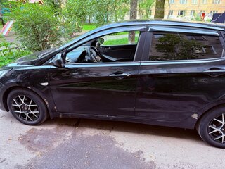 2012 Hyundai Solaris I, чёрный, 578000 рублей, вид 4