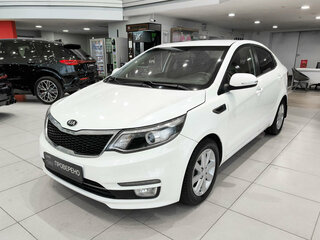 2015 Kia Rio III Рестайлинг, белый, 799000 рублей, вид 1