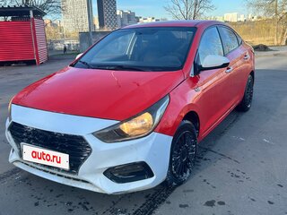2018 Hyundai Solaris II, красный, 525000 рублей, вид 2