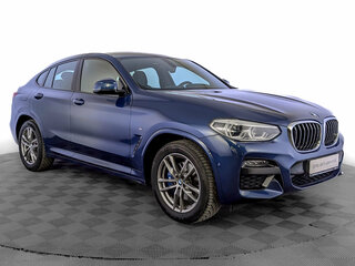 2021 BMW X4 30i II (G02), синий, 5285000 рублей, вид 3