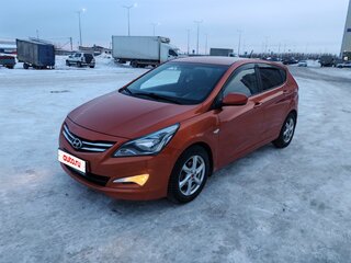 2014 Hyundai Solaris I Рестайлинг, оранжевый, 1150000 рублей, вид 1