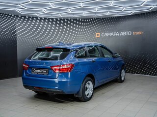 2019 Lada (ВАЗ) Vesta SW I, синий, 882000 рублей, вид 2