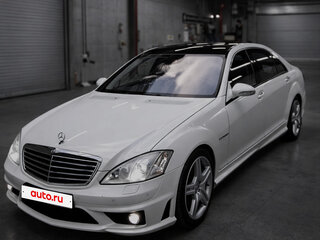 2005 Mercedes-Benz S-Класс 550 Long V (W221), белый, 1400000 рублей, вид 1