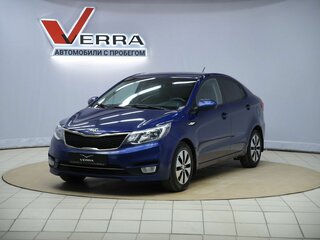 2016 Kia Rio III Рестайлинг, синий, 730000 рублей, вид 1