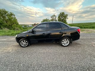 2012 Lada (ВАЗ) Granta I, серебристый, 330000 рублей, вид 4