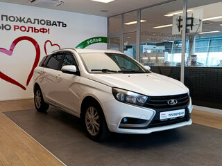 2019 Lada (ВАЗ) Vesta SW I, белый, 620000 рублей, вид 3