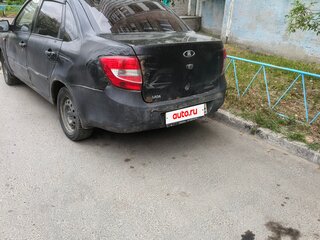 2013 Lada (ВАЗ) Granta I, чёрный, 75000 рублей, вид 4