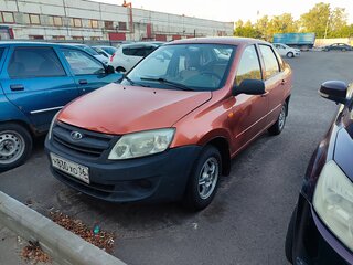 2014 Lada (ВАЗ) Granta I, оранжевый, 210000 рублей, вид 1