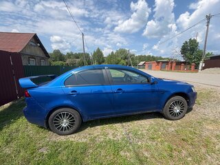 2008 Mitsubishi Lancer X, синий, 600000 рублей, вид 2