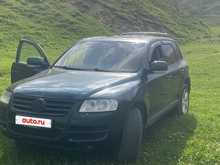 2004 Volkswagen Touareg I, зелёный, 600000 рублей, вид 1