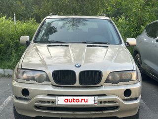 2001 BMW X5 4.4i I (E53), серый, 400000 рублей, вид 2