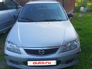 2001 Mazda 323 VI (BJ) Рестайлинг, серебристый, 105000 рублей, вид 2