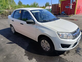 2017 Lada (ВАЗ) Granta I, белый, 360000 рублей, вид 1