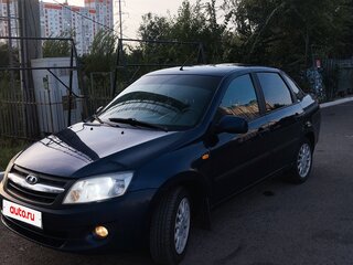 2014 Lada (ВАЗ) Granta I, синий, 409000 рублей, вид 1