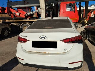 2017 Hyundai Solaris II, белый, 595000 рублей, вид 4
