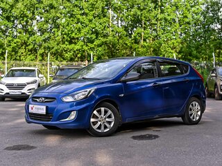 2011 Hyundai Solaris I, синий, 480000 рублей, вид 1