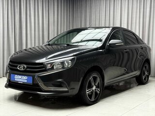 2017 Lada (ВАЗ) Vesta I, чёрный, 859000 рублей, вид 1