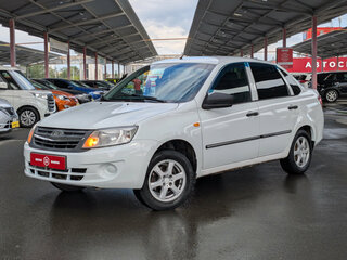 2015 Lada (ВАЗ) Granta I, белый, 449900 рублей, вид 4