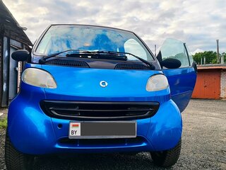 2000 Smart Fortwo City-Coupe I, синий, 393600 рублей, вид 2