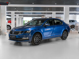 2018 Skoda Octavia III (A7) Рестайлинг, синий, 1480000 рублей, вид 1