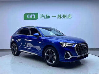 2022 Audi Q3 35 TFSI II (F3), синий, 2375000 рублей, вид 3