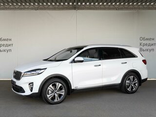 2019 Kia Sorento III Prime Рестайлинг, белый, 2639000 рублей, вид 1