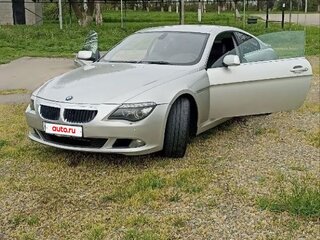 2009 BMW 6 серии 630i II (E63/E64) Рестайлинг, серебристый, 1300000 рублей, вид 1