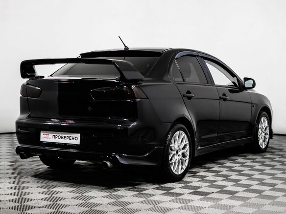 2007 Mitsubishi Lancer X, чёрный, 749000 рублей - вид 4