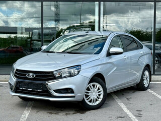 2017 Lada (ВАЗ) Vesta I, серебристый, 828000 рублей, вид 1