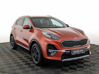 2019 Kia Sportage IV Рестайлинг, оранжевый, 2565000 рублей, вид 3