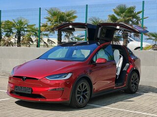 2024 Tesla Model X Long Range I Рестайлинг, красный, 11400000 рублей, вид 1