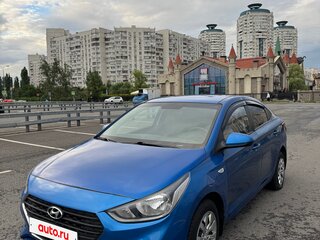 2017 Hyundai Solaris II, синий, 490000 рублей, вид 1