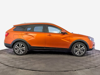 2021 Lada (ВАЗ) Vesta SW Cross I, оранжевый, 1250000 рублей, вид 4