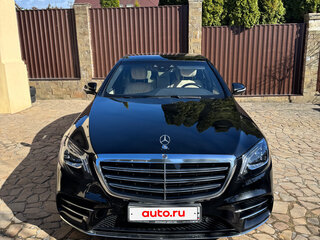 2019 Mercedes-Benz S-Класс 560 Long VI (W222, C217) Рестайлинг, чёрный, 10000000 рублей, вид 1
