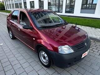 2009 Renault Logan I, красный, 220000 рублей, вид 3