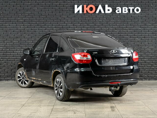 2014 Lada (ВАЗ) Granta I, чёрный, 230000 рублей, вид 3