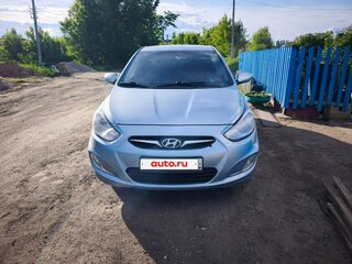 2012 Hyundai Solaris I, голубой, 610000 рублей, вид 1