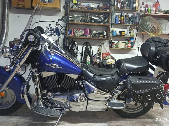 2000 Suzuki Intruder VL 1500 LC, синий, 650000 рублей