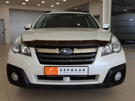 2013 Subaru Outback IV Рестайлинг, белый, 1470000 рублей, вид 2