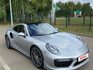 2017 Porsche 911 Turbo VII (991) Рестайлинг, серебристый, 13370000 рублей, вид 1