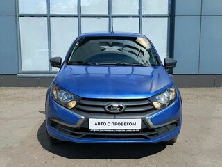 2019 Lada (ВАЗ) Granta I Рестайлинг, синий, 453000 рублей, вид 3