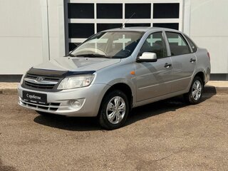 2014 Lada (ВАЗ) Granta I, серебристый, 353000 рублей, вид 1
