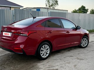 2018 Hyundai Solaris II, красный, 850000 рублей, вид 4