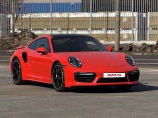 2016 Porsche 911 Turbo S VII (991) Рестайлинг, оранжевый, 14650000 рублей, вид 3