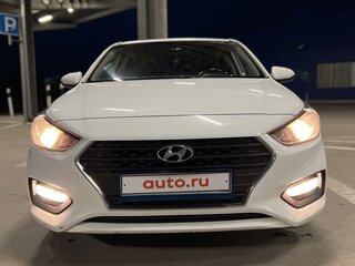 2017 Hyundai Solaris II, белый, 1495000 рублей, вид 1