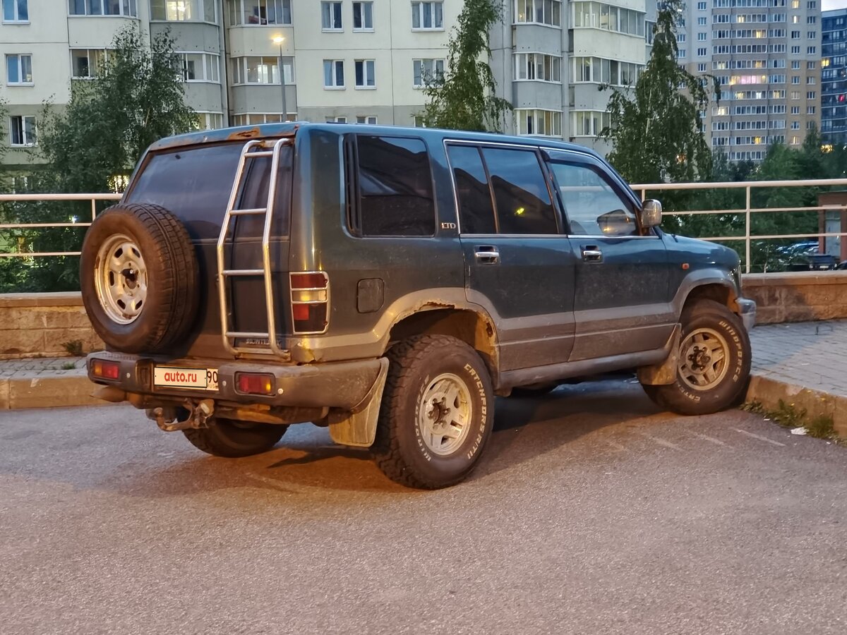 Джип Опель зеленый